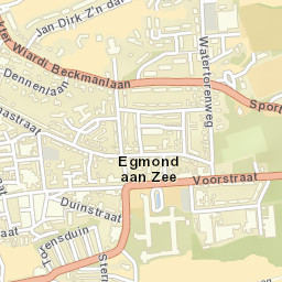 Egmond aan Zee Street Map