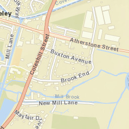 Fazeley Street Map