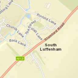 South Luffenham Street Map