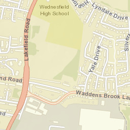 25 Bluebell Crescent, Wolverhampton Street Map