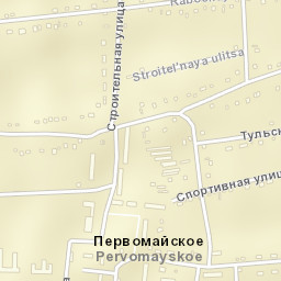 Pervomayskoye Street Map