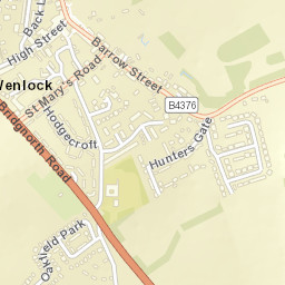 Much Wenlock Street Map
