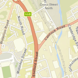 Lock Street, Wolverhampton, West Midlands Street Map