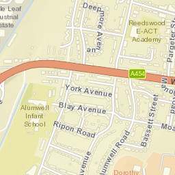 Walsall Street Map