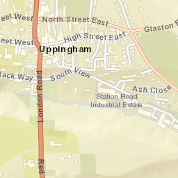 Uppingham Street Map