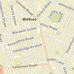 Peterborough Street Map