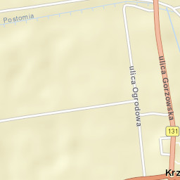 Krzeszyce Street Map