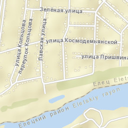 Yeletskiy Rayon Street Map