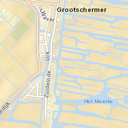 Grootschermer Street Map