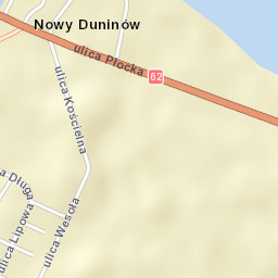 Nowy Duninów Street Map