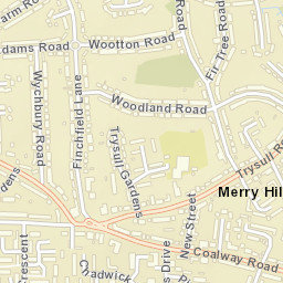 7 Langley Road, Wolverhampton, West Midlands Street Map