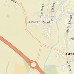 Great Glen Street Map