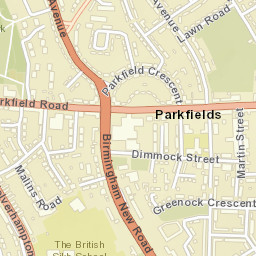 7 Bowen Street, Wolverhampton, West Midlands Street Map