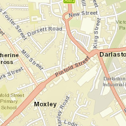 Darlaston Street Map
