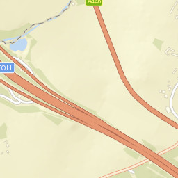 M6 Toll, Sutton Coldfield, Warwickshire Street Map