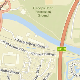 Peterborough, United Kingdom Street Map