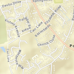 Poringland Street Map