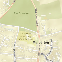 Mulbarton Street Map
