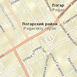 Pogar Street Map