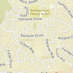 2 Battledown Close, Hinckley, Leicestershire Street Map