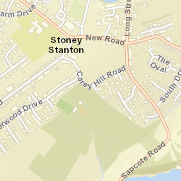 Stoney Stanton Street Map
