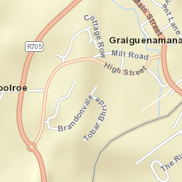 Graiguenamanagh Street Map