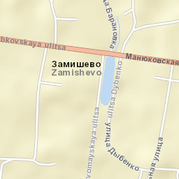 Zamishevo Street Map