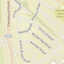 Sutton Coldfield, West Midlands B76, UK Street Map