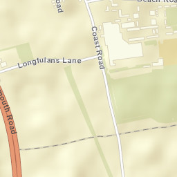 Hopton on Sea Street Map