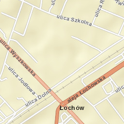 Łochów Street Map