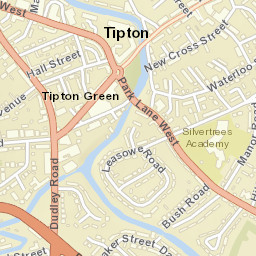 Tipton Street Map
