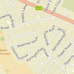  Birmingham, West Midlands B24, UK Street Map