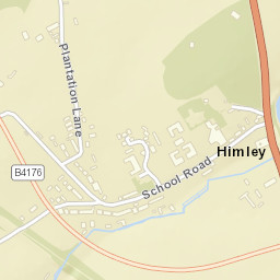 Stourbridge Road, Staffordshire, UK Street Map