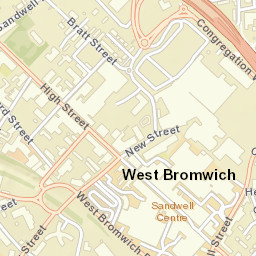 West Bromwich Street Map