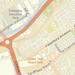 Castle Vale Street Map
