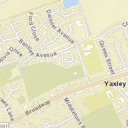 Yaxley Street Map