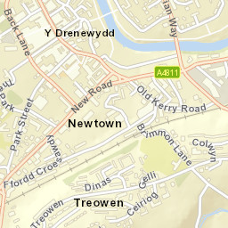 12 Broad Street, Newtown, Powys Street Map