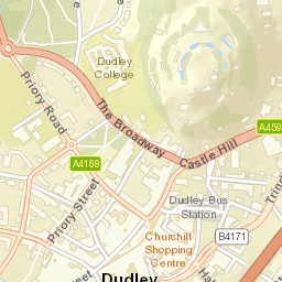 Dudley, West Midlands DY1 4RA, UK Street Map