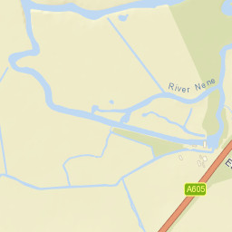 A605, Peterborough, Northamptonshire PE8 Street Map