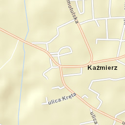 Kaźmierz Street Map