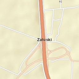 Załuski Street Map
