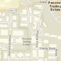 Tansey Green, after Stallings Lane, Kingswinford Street Map