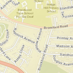  Bromford, Birmingham, West Midlands B36, UK Street Map