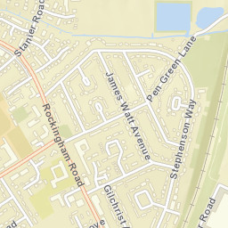 Corby Street Map