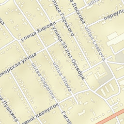 Glazunovka Street Map