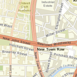  Birmingham, West Midlands B19, UK Street Map