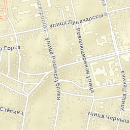 Khvalynsk Street Map
