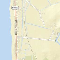 Borth Street Map