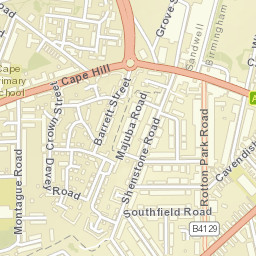 Smethwick, West Midlands B66, UK Street Map