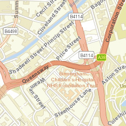 Aston, Birmingham, West Midlands B4 7DP, UK Street Map